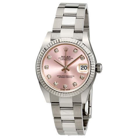 ladies rolex pink|rolex lady datejust pink dial.